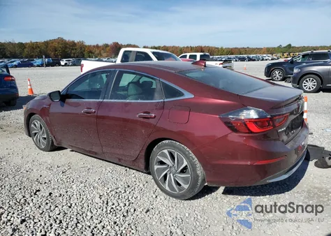 2020 Honda Insight Touring z USA, uszkodzony, nr VIN 19XZE4F95LE011528